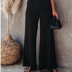 Brand new wide leg ribbed pants VICI